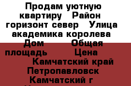 Продам уютную квартиру › Район ­ горизонт-север › Улица ­ академика королева › Дом ­ 47 › Общая площадь ­ 49 › Цена ­ 3 500 000 - Камчатский край, Петропавловск-Камчатский г. Недвижимость » Квартиры продажа   